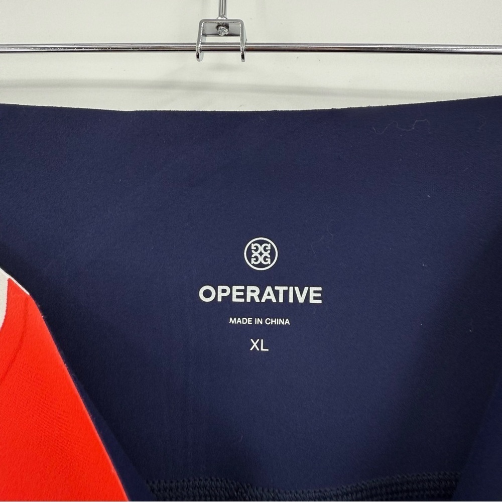 G/Fore G4 Operative High Rise Striped Leggings in SOFT OPS Tri Stripe Blue XL - Picture 6 of 10
